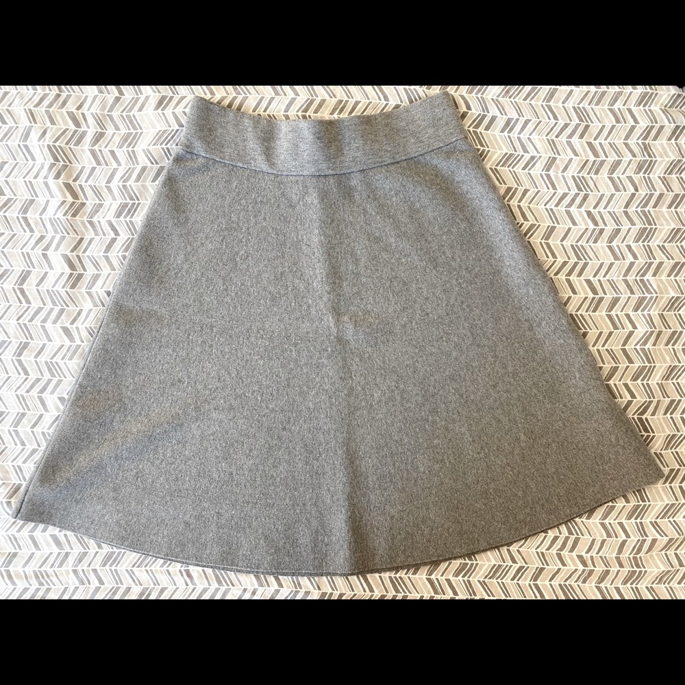 NEW! Ann Taylor Gray Casual Skirt